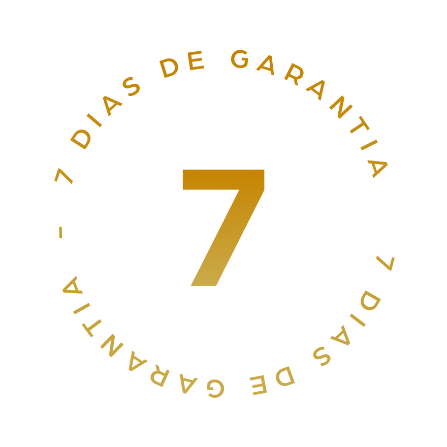7 dias de garantia